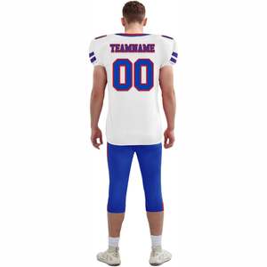 Nueva Llegada, Jersey de Fútbol Americano Sublimado Personalizado al por Mayor para Equipos, Manga Corta, Transpirable, Unisex - Product Image 6