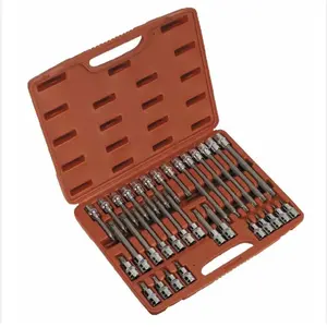 32PCS CRV and S2 1/2" Dr. long Torx Bit Socket Set