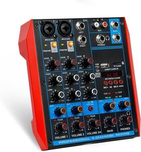 Oferta de Descuento: Mezclador de DJ Digital de 4 Canales, Kit Completo de Plástico para DIY con Soporte OEM Personalizable - Product Image 4