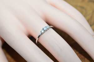 Bague Topaze Blanche en Argent Sterling 925 Pierres Précieuses Bijoux Faits à la Main Élégants - Product Image 2