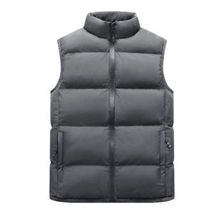 Chaleco Acolchado sin Mangas para Hombre al por Mayor, con Cierre, Forro Polar, Ligero, Chaqueta de Invierno, Diseño Personalizado - Product Image 1