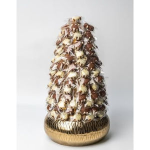 Cuenco de chocolate hecho a mano Regalos para ocasiones especiales Arreglos de chocolate modernos Plato de postre Cuenco redondo de metal creativo - Product Image 2