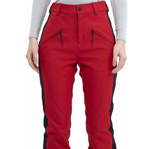 Pantalones de esquí personalizados OEM para mujer con tela impermeable transpirable a prueba de viento Opciones de impresión y etiquetado de logotipo - Product Image 4