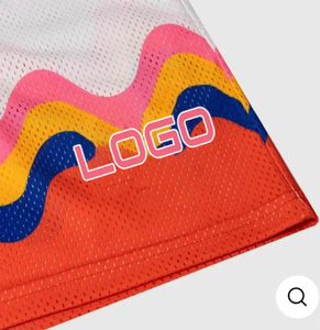 Short léger à sublimation Short de sport décontracté pour homme Short de sport en polyester pour la course à pied Streetwear Short en maille - Product Image 5