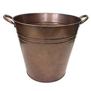 Premium galvanized bucket planter with antique zinc finished for modern <b>country</b> style indoor and outdoor decoration - Product Image 2