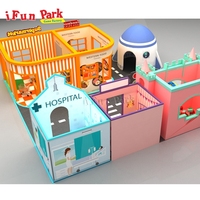 Ifun équipement de terrain de jeu intérieur pour enfants nouveau et personnalisé équipement de jeu de rôle équipement de terrain de jeu intérieur commercial à vendre