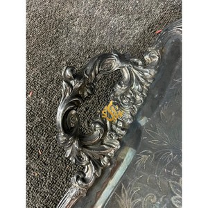 Bandeja DE SERVICIO DE Metal decorativa de la mejor calidad de diseño atractivo para servir té, café, comida y aperitivos para el hogar y utensilios de cocina - Product Image 3