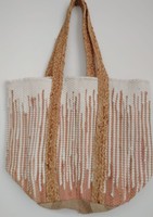 Tas Selempang Wanita Bohemian Ramah Lingkungan Berkualitas Tinggi Terbaru, Terbuat dari Katun Jute, untuk Penggunaan Sehari-hari dan Perjalanan