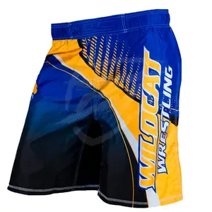 Hot Selling Men Wrestling Shorts Custom Logo Men Sports Wear Wrestling Shorts Design Your Own Wrestling Short