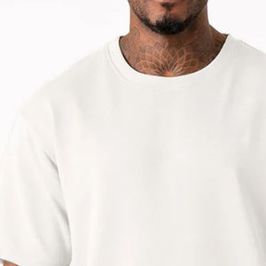 Nouveauté 2026 : T-shirt OEM pour hommes, nouveau design uni, manches courtes, col rond, style décontracté pour garçons - Product Image 5