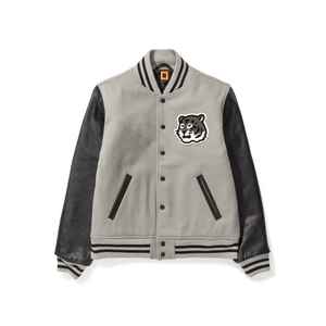 2025 Logo personnalisé hommes de haute qualité OEM Baseball Letterman Varsity vestes Stand Chenille broderie cuir manches enduit - Product Image 6