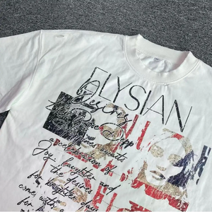 2026 New Hot Sale Unisex 100% Cotton Oversized Boxy T-shirt Custom Graphic Print Dropped Shoulder <b>Crop</b> <b>Men's</b> T-shirt - Product Image 3