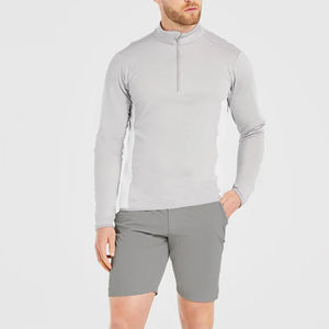 Sweat-shirt en molleton 100% coton pour homme, coupe classique, col rond, décontracté, broderie, hiver, uni, respirant, séchage rapide - Product Image 4