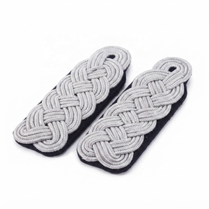 Nuevas Epaulettes Bordadas para Oficiales Mayores, Pliegues de Hombro Premium para Uniforme de Servicio - Product Image 3