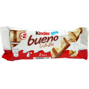 Barra de chocolate blanco Kinder Bueno de calidad superior 43G Venta caliente al por mayor precio de fábrica Chocolate dulce europeo de la mejor calidad - Product Image 4
