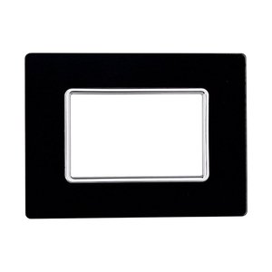 Etroit lastra di vetro solare serie 3P colore nero compatibile con Bticino Matix-materiali elettrici/compatibile con Bticino - Product Image 1