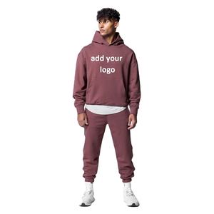 Conjunto Deportivo Personalizado con Logotipo para Hombre, Talla Grande, 2 Piezas, Sudadera con Capucha y Pantalones Deportivos, Transpirable, Secado Rápido, Diseño para Gimnasio, Entrenamiento y Running - Product Image 4