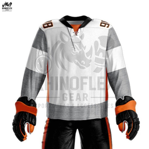 Precio al por mayor uniforme de hockey sobre hielo personalizado hecho logotipo Casual equipo deportes sublimación uniforme de hockey sobre hielo - Product Image 2