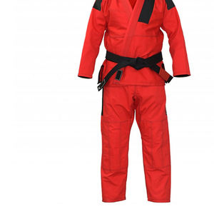 Personnalisable de haute qualité marque échantillon gratuit rouge brésilien Jiu-Jitsu Gi BJJ uniforme Gi Kimono De Jiu Jitsu vêtements d'arts martiaux - Product Image 5