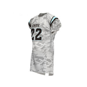 Uniforme de fútbol americano de gran tamaño de poliéster 100%, conjuntos estampados Unisex de peso pesado sin cuerdas hechos en Pakistán - Product Image 5