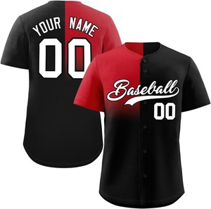 Maillot de baseball sublimé à séchage rapide avec tissu en maille respirante contrôle de l'humidité taille jeune/adulte usine OEM personnalisé - Product Image 5