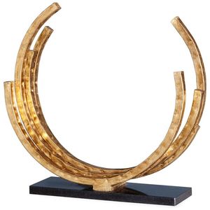 Escultura de metal decorativa de mesa exclusiva con toque artesanal perfecto para espacios curados y proyectos de diseño de alta gama - Product Image 3