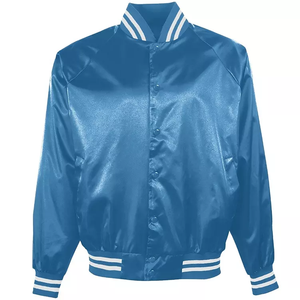 Chaqueta Varsity de Satén para Hombre, Precio de Fábrica, Nueva, Último Modelo, Mejor Calidad, Precio al por Mayor, Bonito Color - Product Image 4
