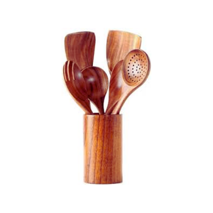 Juego de utensilios de cocina venta superior madera ecológica sostenible tamaño personalizado fabricante vietnamita - Product Image 6