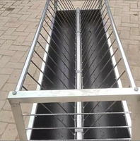 Mangeoire à moutons en acier galvanisé durable |   Équipement d'élevage écologique en parfait état, garantie de 6 mois pour les chèvres