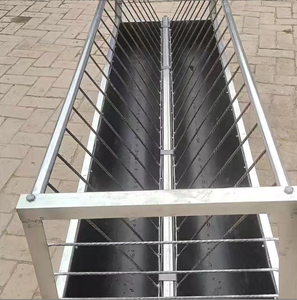 מתקן האכלה לכבשים מפלדה מגולוונת עמידה |   ציוד לבעלי חיים ידידותי לסביבה במצב חדש עם אחריות ל-6 חודשים לעזים - Product Image 2