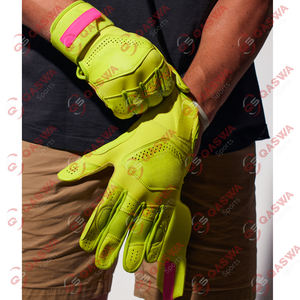 Gants de frappeur de baseball en cuir de vachette 100% originaux avec impression de logo personnalisé respirant durable et OEM disponible - Product Image 1