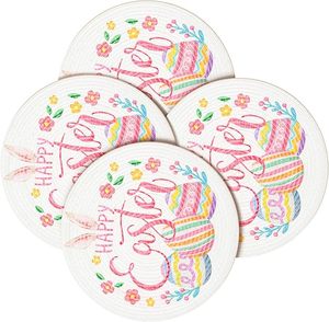 ชุดรูปแบบที่ดีที่สุดสไตล์คลาสสิกลูกปัดแก้วโค้งมนบนโต๊ะอาหารแผ่นรองจานอีสเตอร์มีความสุขสำหรับงานปาร์ตี้ฟังก์ชั่นอื่นๆ - Product Image 4