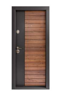 Diseño de Puerta Exterior Moderna Manual de Acero Inoxidable con Acabado de PVC para Prevención de Incendios, Ideal para Hoteles, Villas y Almacenes - Product Image 3