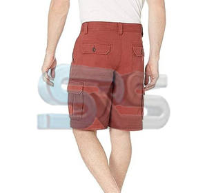 Top Trending <b>Mens</b> Cargo Shorts For Adults Summer Outdoor Wear New Style Canvas Multi Pockets Design With Drawstring Closure - Product Image 2
