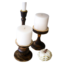 Candelabro de madera hecho a mano con diseño de Pilar Vintage, soporte creativo para velas, decoración para boda y fiesta en casa, último diseño - Product Image 5