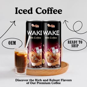 INTERFRESH Wake Milk Coffee 180ml Coffee Doubleshot Black Vietnamese Cafe Den OEM for USA/Canada & Chile/Colombia | HACCP HALAL - Product Image 2