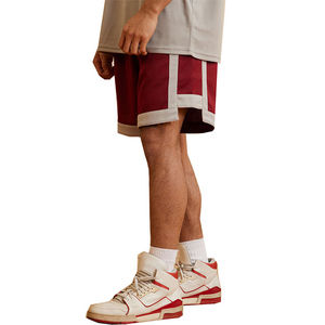 Pantalones cortos de malla para hombre 2025, pantalones cortos para hombre más vendidos, tira negra, diseño personalizado, su propio logotipo, pantalones cortos para hombre, secado rápido, transpirable - Product Image 4