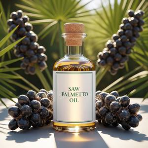 Aceite esencial puro de Saw Palmetto para el crecimiento del cabello, bloqueador de DHT, extracto de plantas naturales, venta al por mayor, proveedor a granel - Product Image 3