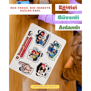 Học các trụ cột của Hải Ly câu đố bằng gỗ islam - Product Image 6