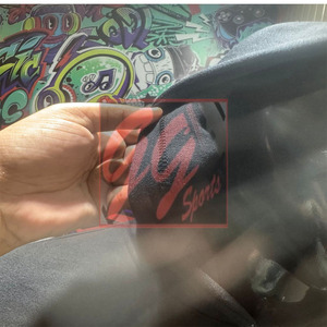 Sudadera con capucha corta de gran tamaño Unisex 470 GSM Sudadera con cremallera súper pesada con logotipo desgastado y sudaderas con cremallera personalizadas para hombre - Product Image 5