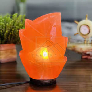 Lámpara de Sal del Himalaya 100% Pura, Tallada a Mano, Artesanía Natural, Personalizable, Decoración del Hogar de Alta Calidad - Product Image 3