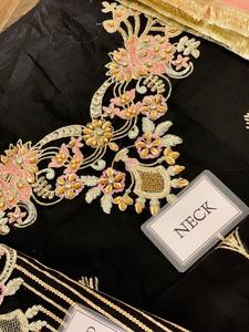 Costume en mousseline de soie Salwar Kameez, robe de Collection de luxe pour mariage, offre spéciale, 2023 - Product Image 5