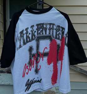 เสื้อยืดคอตตอนหนาน้ำหนัก 260 กรัม ทรงโอเวอร์ไซส์ ใส่สบายสำหรับผู้ชาย แขนสั้น พิมพ์ลายตัวอักษร สไตล์สตรีทแวร์ - Product Image 4