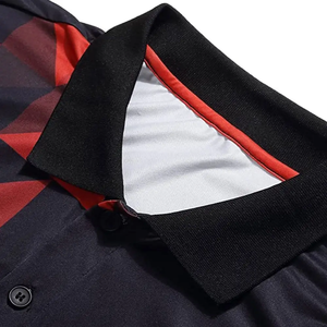 Camiseta de Golf Personalizada para Hombre, de Secado Rápido, Antiarrugas, 88% Poliéster, 12% Elastano, Talla Grande, Manga Corta, 180g, Impresión Digital - Product Image 4