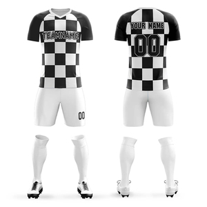 Kit de football respirant personnalisé Service OEM Maillots de football personnalisés et uniformes de football Ensembles de maillots de football sublimés - Product Image 4