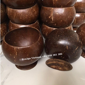 2025 vente chaude en gros tasses à thé et soucoupes en coquille de noix de coco commerce fabriqué au Vietnam produit du fabricant - Product Image 3