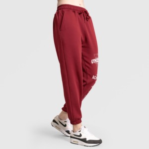 Achievers Mid Waist Joggers in Maroon Breathable <b>Harem</b> <b>Pants</b> <b>for</b> Workouts - Product Image 3