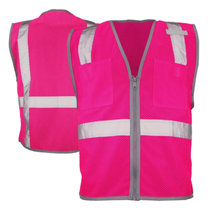 Chaqueta de Trabajo Transpirable de Seguridad para Hombre, Chaqueta con Cremallera, Chalecos de Seguridad Reflectantes para Construcción al por Mayor con Servicio OEM - Product Image 4