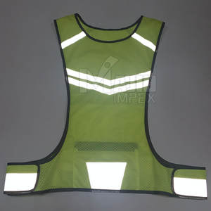 Gilet de course réfléchissant haute visibilité pour hommes, gilet de course réfléchissant léger et confortable pour la course à pied et le cyclisme - Product Image 6