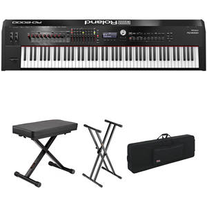 Offre Expo! Pour Roland RD-2000 : Piano numérique de scène 88 touches avec banc, support et kit de transport - Product Image 1